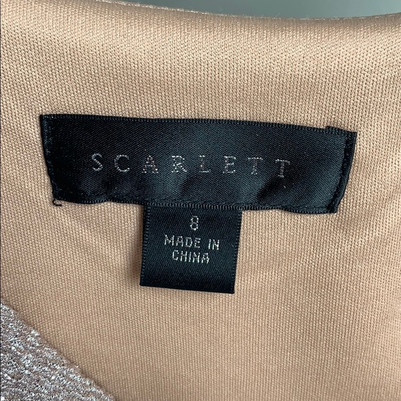 Scarlett Champagne Dress Size 8 - Picture 3 of 7